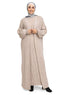 Beige Dress Knit Suit - Khotwh
